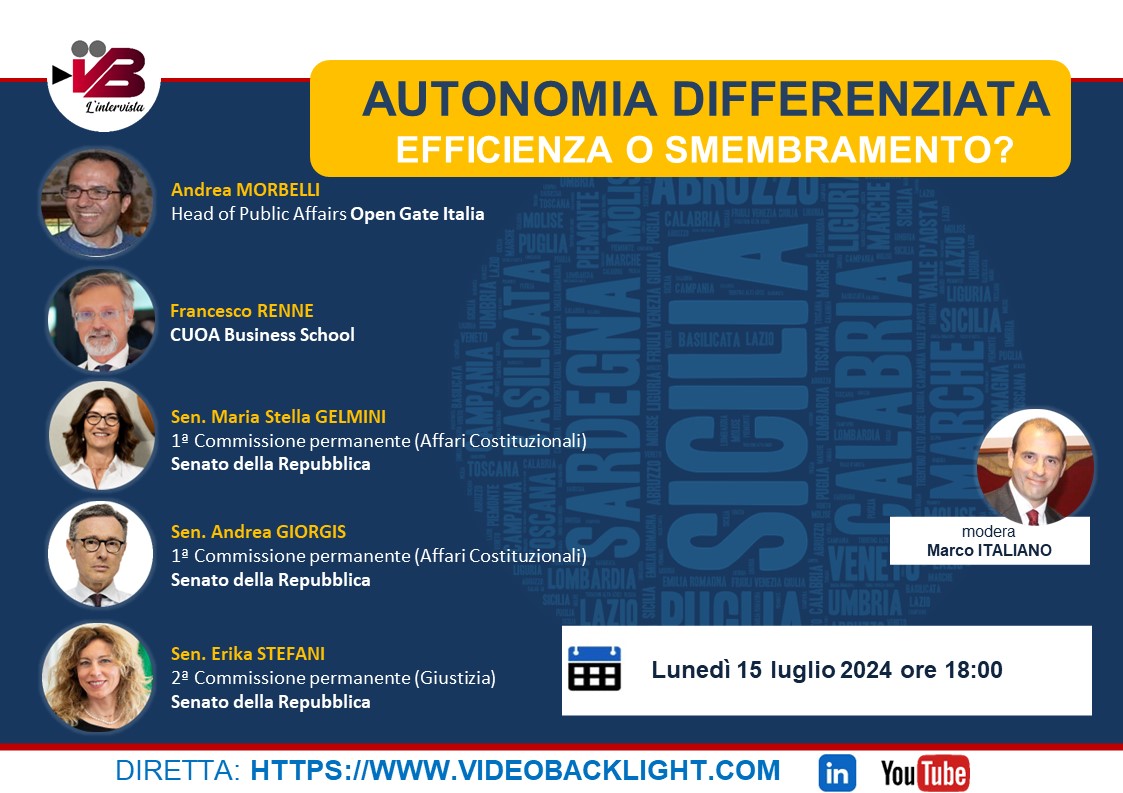 Autonomia differenziata: efficienza o smembramento?